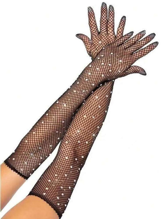 Guantes Largos Brillantes
